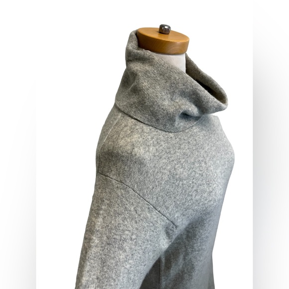 William Kasper California 100% Cashmere Turtle Neck Gray Dress - Picture 7 of 10